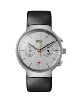 Image of Braun GENTS CHRONO SL DIAL SL CASE BLACK STRAP, Black, Men