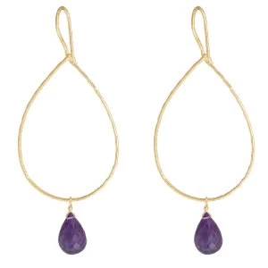 Image of Juvi Designs Gold vermeil boho sway me earrings Purple