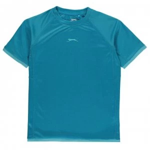 Image of Slazenger Court T Shirt Junior Boys - Blue