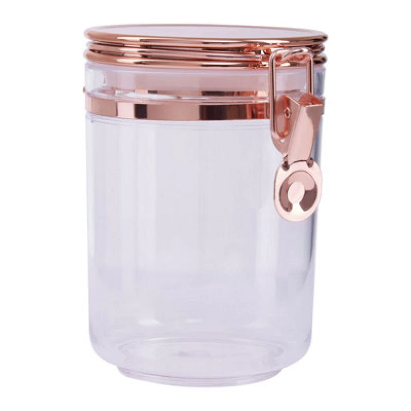Image of Premier Housewares Maison by Premier Gozo 800ml Canister With Copper Lid Clear