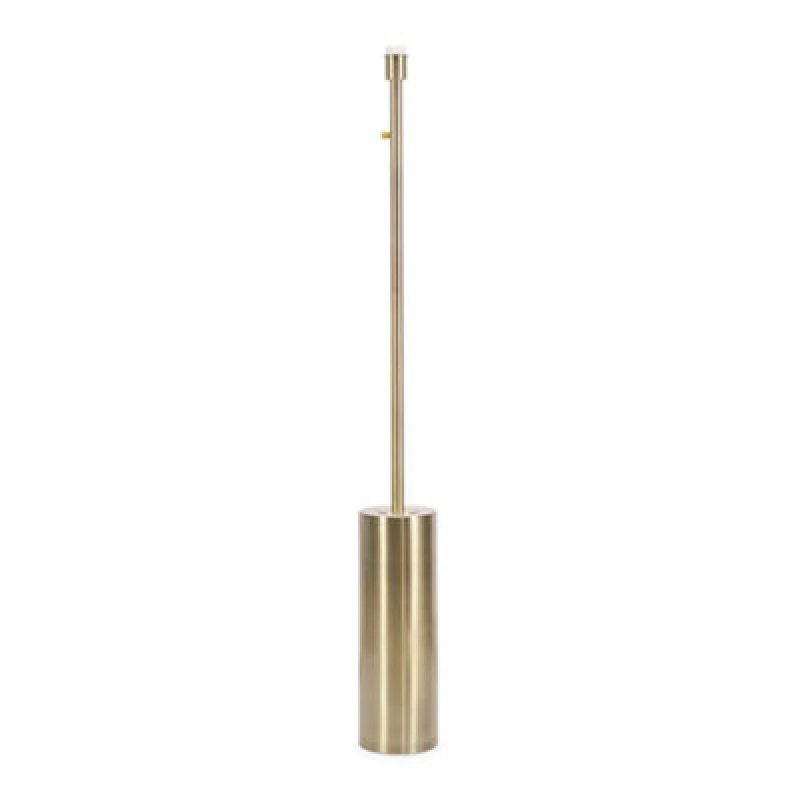 Image of ValueLights Lexy Single Stem Dimmable Freestanding Floor Lamp Base Gold