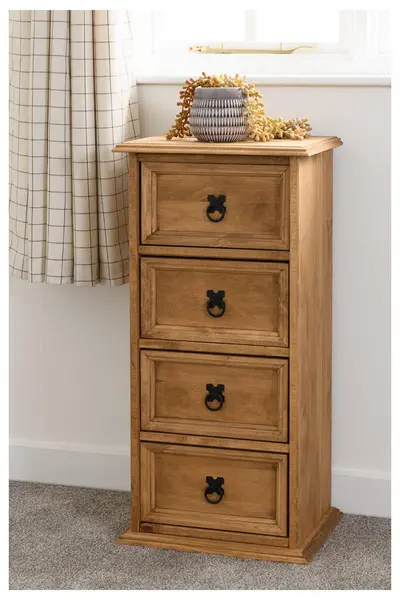 Image of Seconique Corona 4 Drawer CD Chest Natural