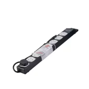 Image of Brennenstuhl 1153343628 8-way Extension Socket w/ Safety Fuse Button