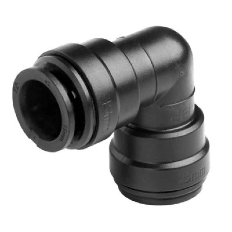 Image of John Guest 'Speedfit 12mm Union Elbow' PM0312E Black