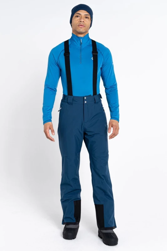Image of Dare 2b Mens 'Achieve II' Waterproof Ski Pants in Dark Blue Size: Medium Dark Blue Male M