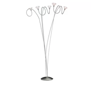 Image of Multi Arm Floor Lamp Glass
