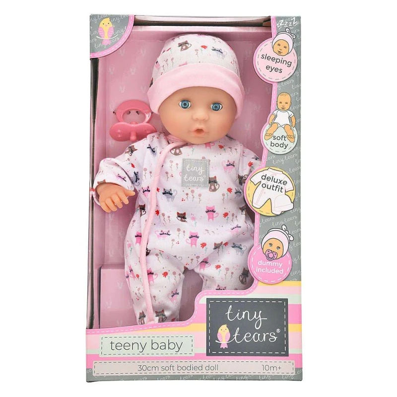 Image of Tiny Tears Teeny Baby 30cm Doll Multi unisex