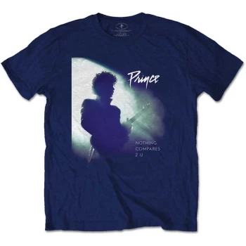 Image of Prince - Northing Compares 2 U Unisex Medium T-Shirt - Blue