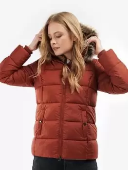 Image of Barbour Barbour Midhurst Quilt Jacket- Burnt Henna, Orange, Size 14, Women
