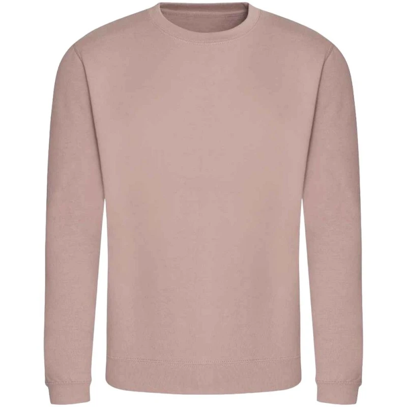 Image of AWDis AWDis Men Just Hoods Sweatshirt in Dusty Pink Size: X-Small Dusty Pink XS Male 5063470795642