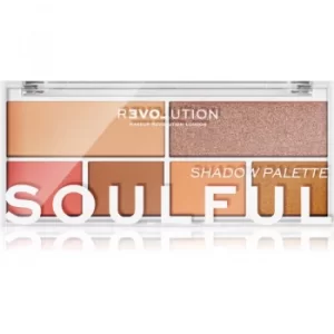 Image of Revolution Relove Colour Play Eyeshadow Palette Shade Soulful 5,2 g