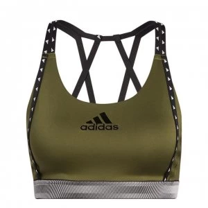 Image of adidas Tape Bra Ladies - Wild Pine