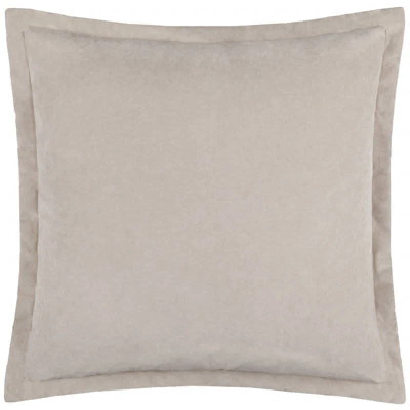 Image of Yard Merton Velvet Cushion in Light Grey Size: 55cm x 55cm Light Grey Unisex 55cm x 55 cm