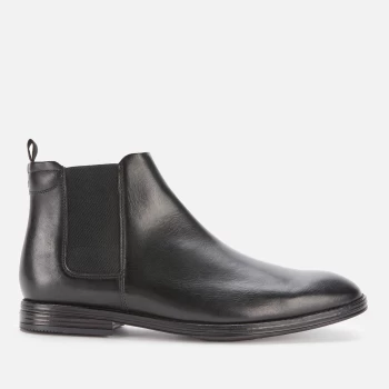 Image of Clarks Mens Citi Stride Leather Chelsea Boots - Black - UK 10
