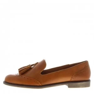 Image of Firetrap Tassel Ladies Loafers - Tan