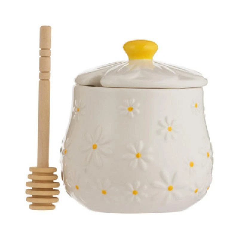 Image of Price & Kensington Daisy Honey Pot & Drizzler 1600.76