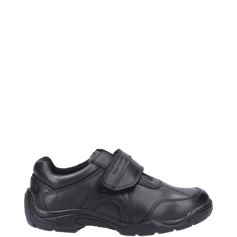 Image of Hush Puppies Arlo Junior School Shoe - Black 11