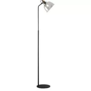 Image of Impex Ava 1 Light Floor Lamp Smoke