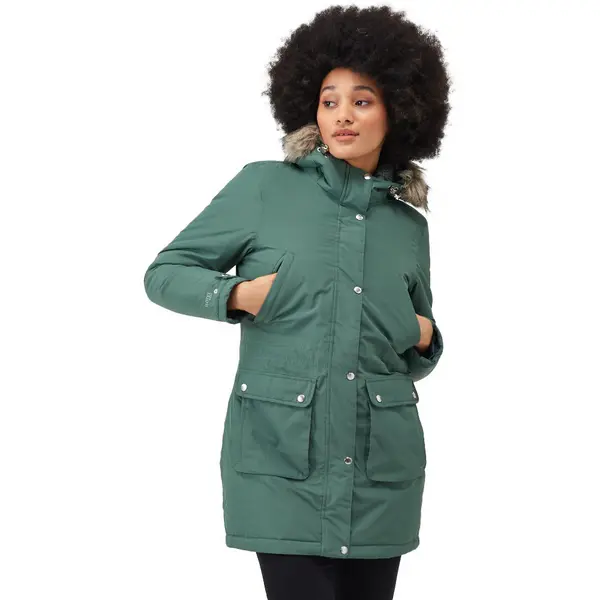 Image of Regatta Womens Voltera Waterproof Insulated Parka Jacket 10 - Bust 34' (86cm)