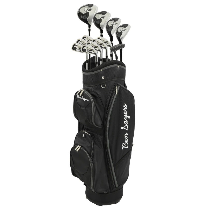 Image of Ben Sayers M8 13 Piece Package Set - Cart Bag Black unisex One Size