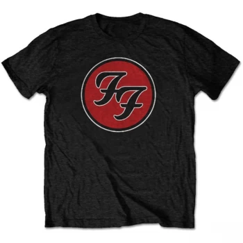 Image of Foo Fighters - FF Logo Unisex XX-Large T-Shirt - Black