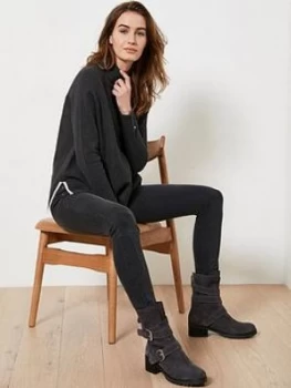 Image of Mint Velvet Mint Velvet Stripe Back Funnel Neck Jumper