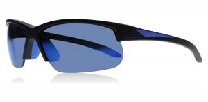 Image of Bolle Breaker Sunglasses Matte Black / Blue ST Polariserade 65mm