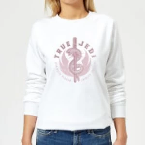 Image of Star Wars The Rise Of Skywalker True Jedi Womens Sweatshirt - White - L