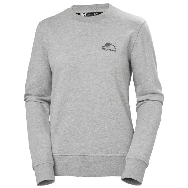 Image of Helly Hansen Nord Graphic Womens Sweatshirt Gris Female XL