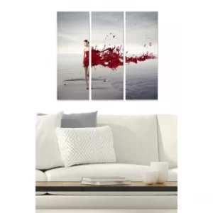 Image of MDF82713592 Multicolor Decorative MDF Painting (3 Pieces)