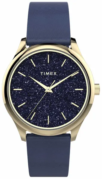 Image of Timex TW2V01200 Celestial Opulence Gold-tone Case With Navy Watch