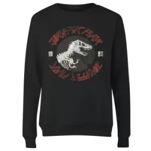 Image of Jurassic Park Classic Twist Womens Sweatshirt - Black - L