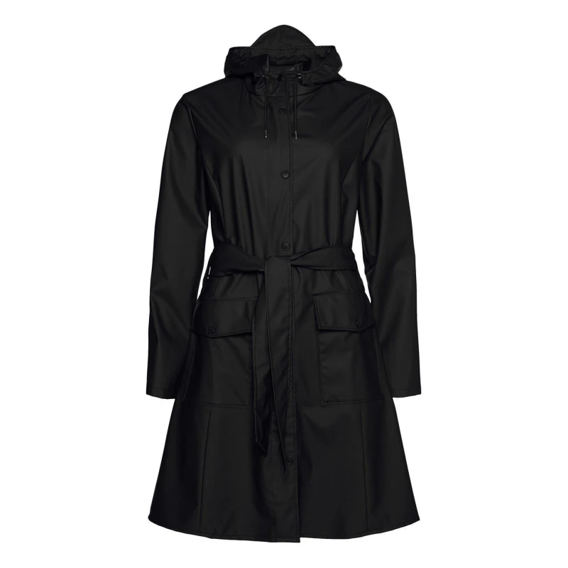 Image of Rains Curve Jacket - Black L