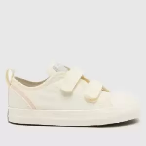 Image of Converse Natural All Star 2v Lo Girls Toddler Trainers
