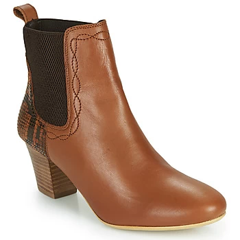 Image of Ravel MOA womens Low Ankle Boots in Brown