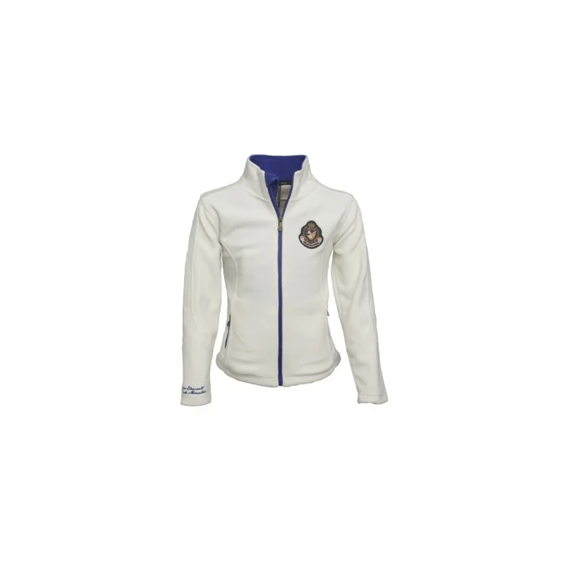 Image of Girl's fleece jacket Peak Mountain Gasak Blanc Female 16 ans