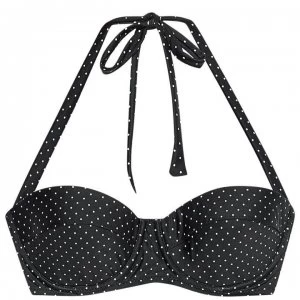 Image of Jack Wills Helton Bikini Top - Black/White