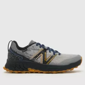 Image of New Balance fresh foam hierro v7 gtx trainers in grey & black