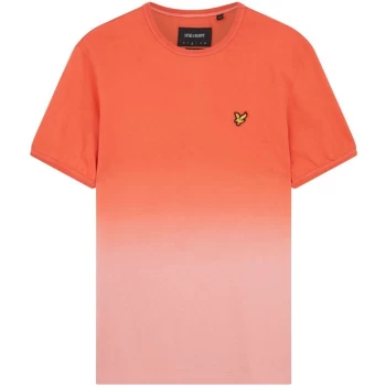 Image of Lyle and Scott Ombre T Shirt - Red