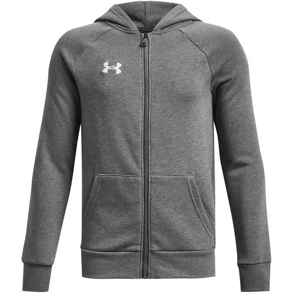 Image of Under Armour Full Zip Hoody Junior Boys 7 - 8 Years (S) Black 53022503175