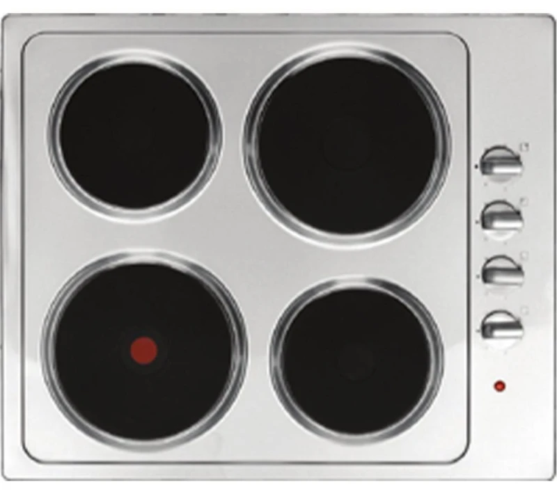 Image of STATESMAN EH160SS 60cm Electric Solid Plate Hob - Stainless Steel 5016368008676