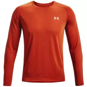 Image of Under Armour Streaker Long Sleeve Mens Running Top - Orange
