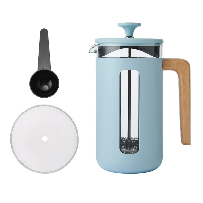 Image of La Cafetiere Pisa 8 Cup Cafetiere In Sky Blue Blue unisex 1L