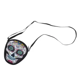 Image of Bristol Novelty Day Of The Dead Bag (One Size) (Black/Multicoloured)