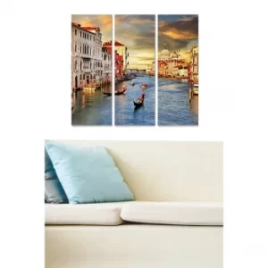 Image of MDF123162883 Multicolor Decorative MDF Painting (3 Pieces)