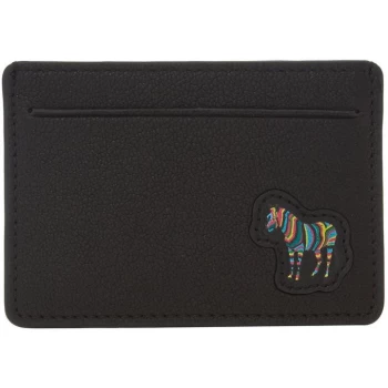Image of Paul Smith Paul Smith Zebra Card Holder - Black