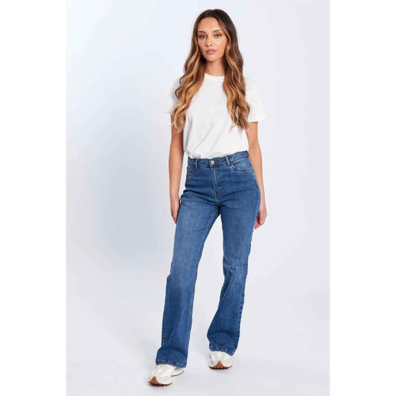 Image of Be You You Bootcut Jeans - Blue Blue 8