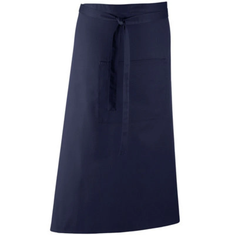 Image of Premier Premier Colours Bar Apron in Navy Navy One Size Unisex 5063470679904