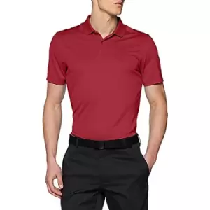 Image of Nike Mens Solid Victory Polo Shirt (S) (Red)