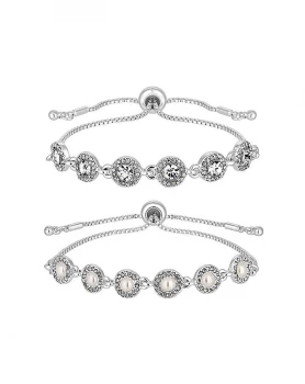 Image of Mood Crystal & Pearl Toggle Pack Of 2